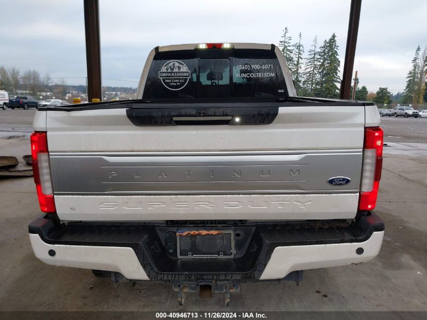 2017 Ford F-350 Platinum VIN: 1FT8W3BT7HEE39334 Lot: 40946713