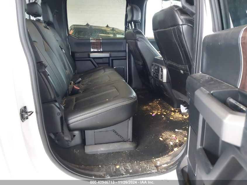 2017 Ford F-350 Platinum VIN: 1FT8W3BT7HEE39334 Lot: 40946713