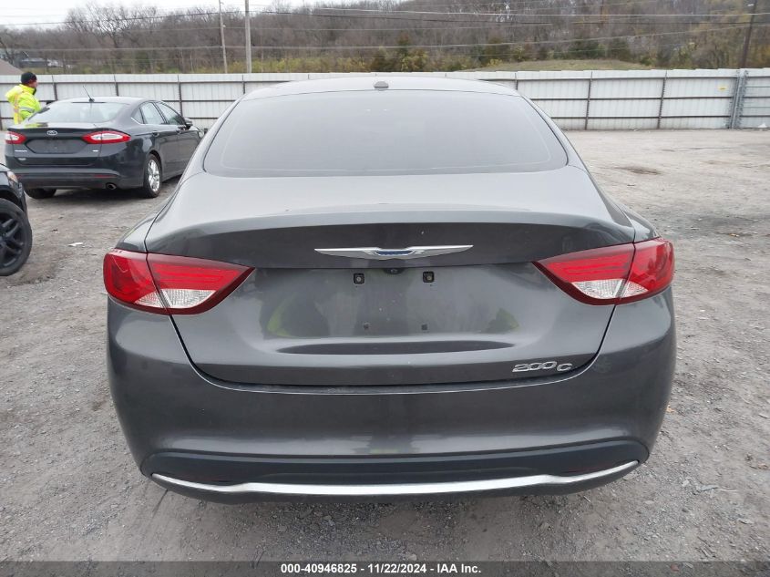 2015 Chrysler 200 C VIN: 1C3CCCCB2FN559522 Lot: 40946825