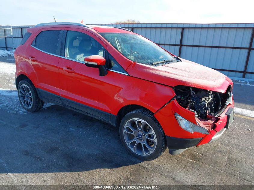 2019 Ford Ecosport Titanium VIN: MAJ6S3KL8KC271182 Lot: 40946900