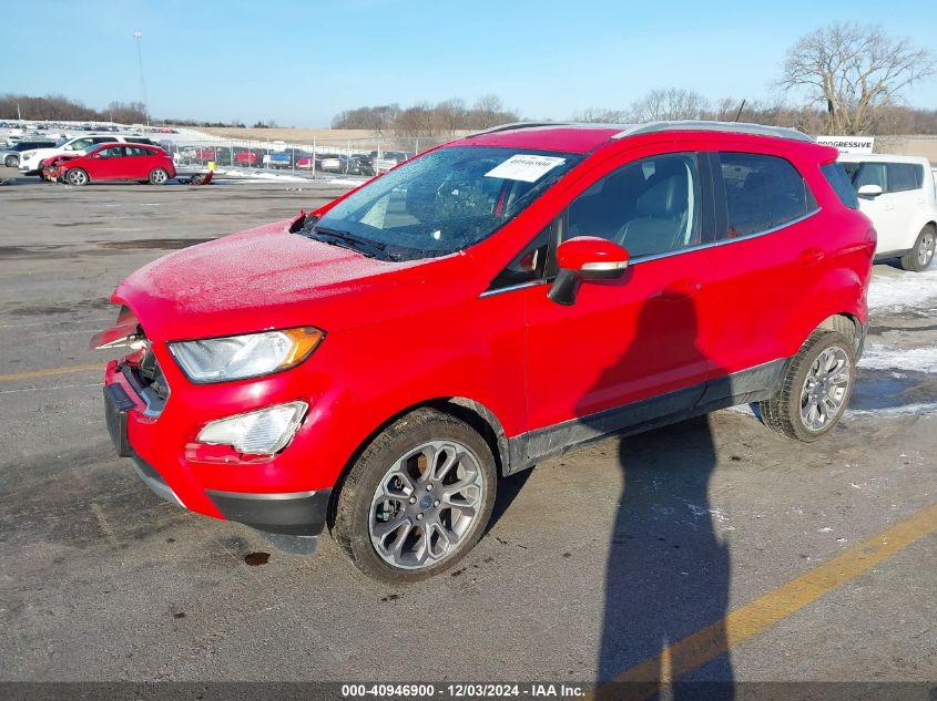 2019 Ford Ecosport Titanium VIN: MAJ6S3KL8KC271182 Lot: 40946900