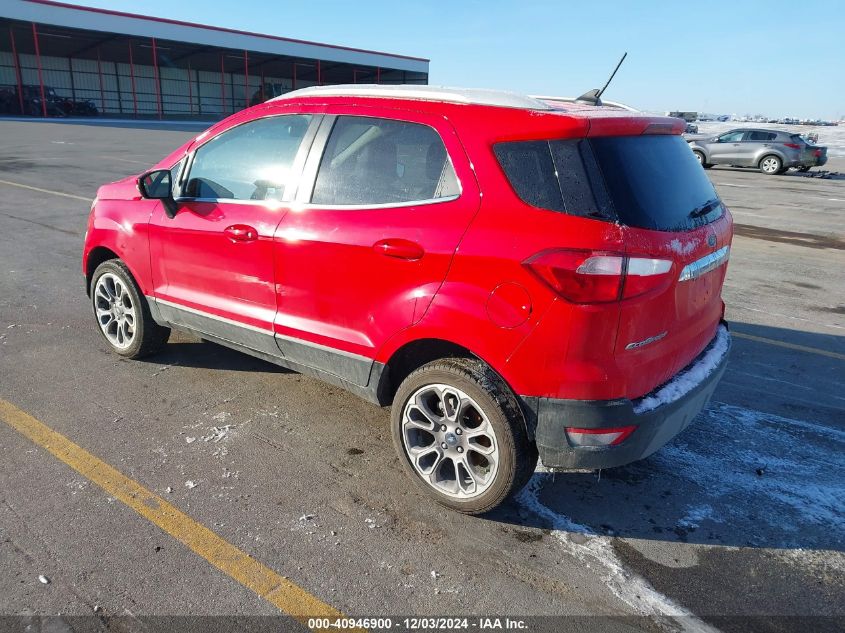 2019 Ford Ecosport Titanium VIN: MAJ6S3KL8KC271182 Lot: 40946900