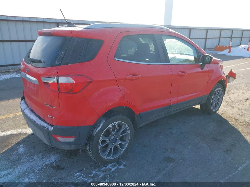 2019 Ford Ecosport Titanium VIN: MAJ6S3KL8KC271182 Lot: 40946900