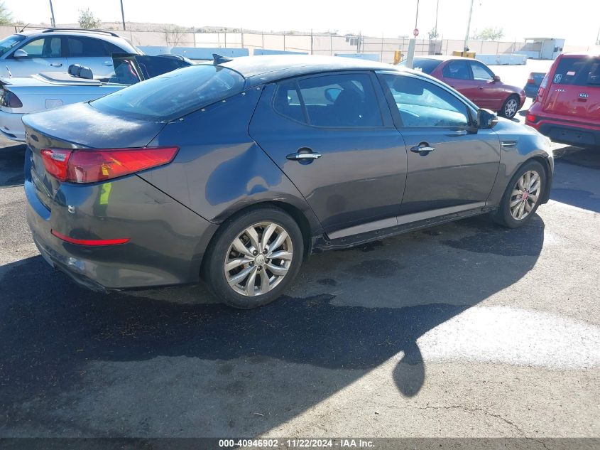 VIN 5XXGM4A78FG470483 2015 KIA Optima, LX no.4