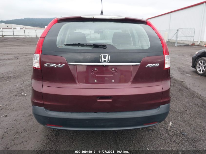 2013 Honda Cr-V Lx VIN: 5J6RM4H38DL064559 Lot: 40946917