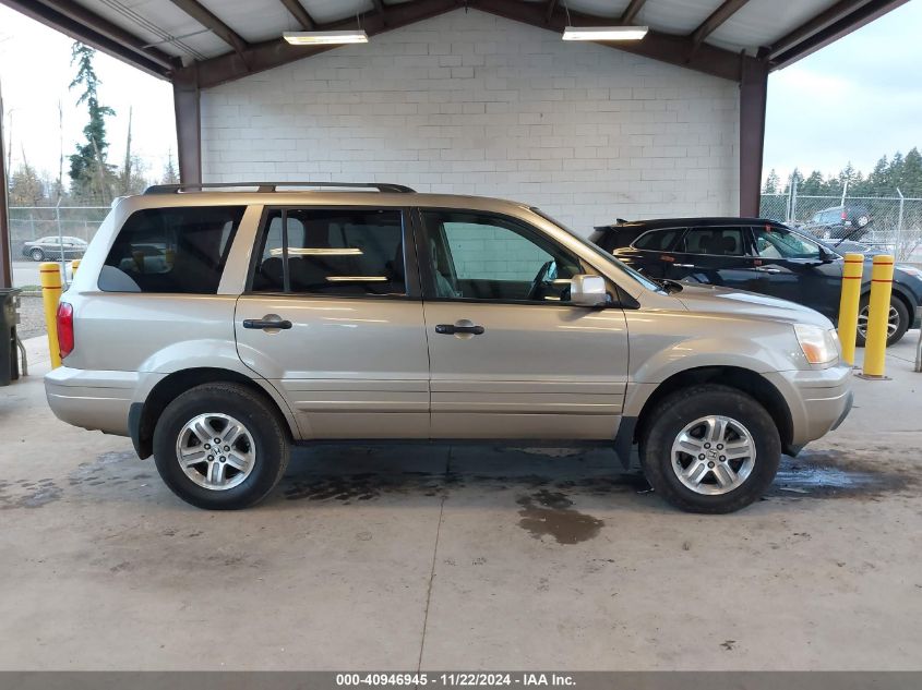 2005 Honda Pilot Ex-L VIN: 2HKYF18565H573891 Lot: 40946945