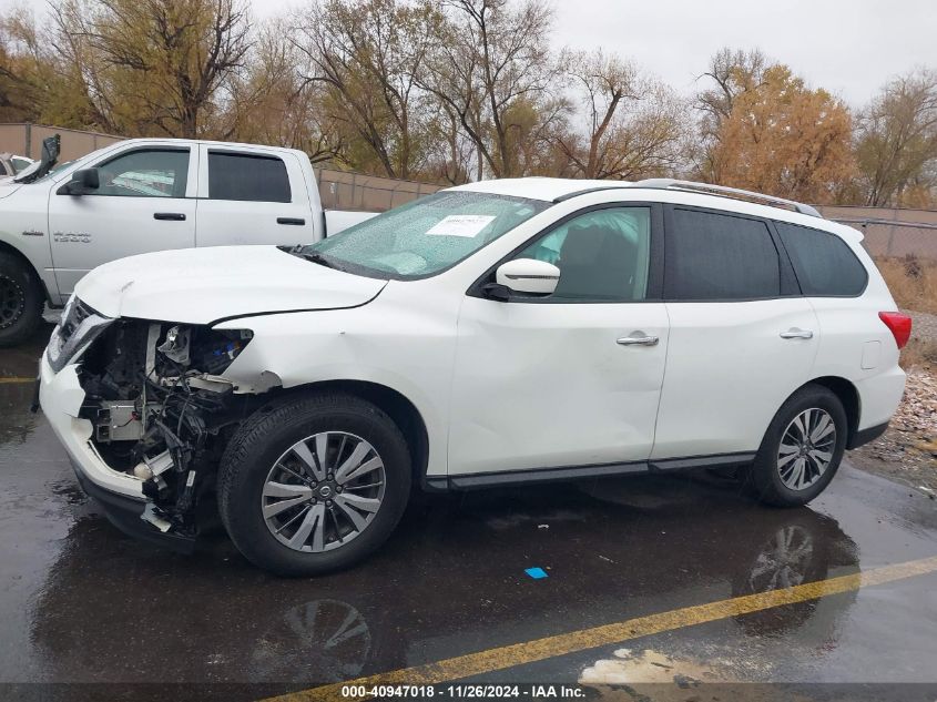 2018 Nissan Pathfinder Sv VIN: 5N1DR2MN8JC637481 Lot: 40947018