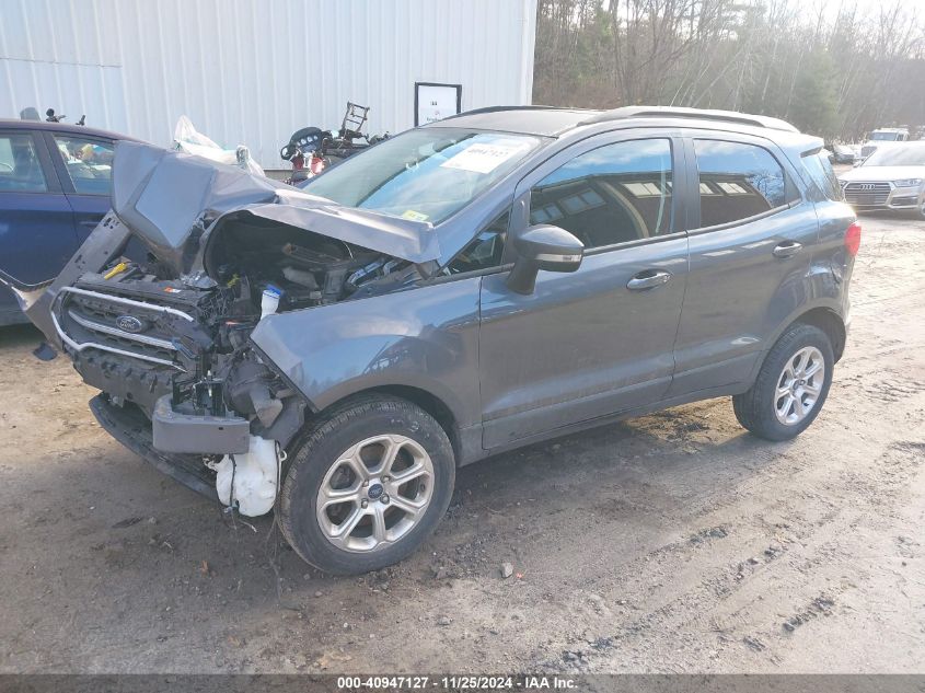 2021 Ford Ecosport Se VIN: MAJ6S3GL1MC397783 Lot: 40947127