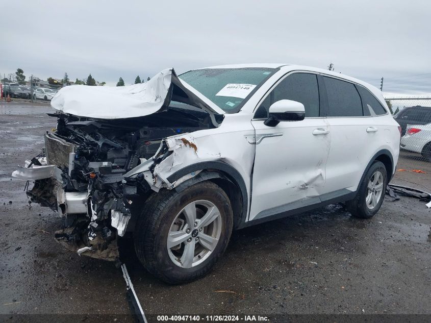 VIN 5XYRG4LCXMG007814 2021 KIA SORENTO LX