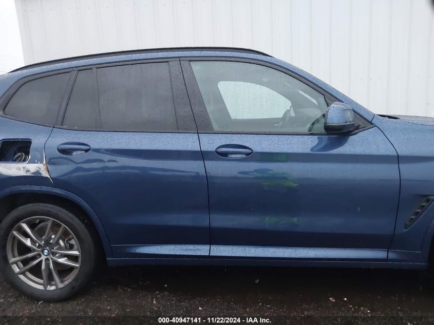 2021 BMW X3 Phev xDrive30E VIN: 5UXTS1C02M9H10755 Lot: 40947141