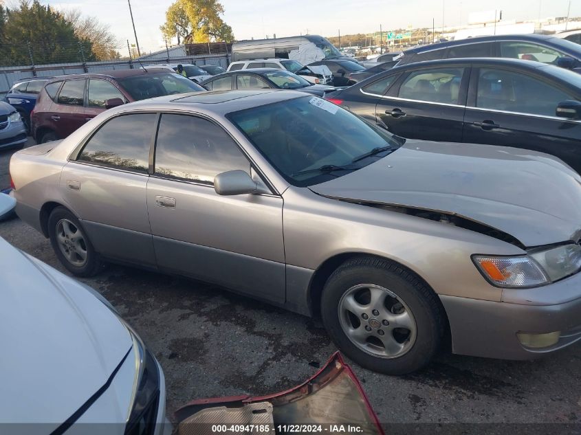 1998 Lexus Es 300 VIN: JT8BF28G6W5043109 Lot: 40947185