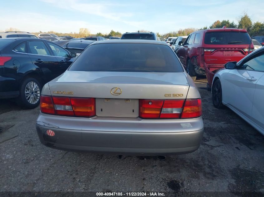 1998 Lexus Es 300 VIN: JT8BF28G6W5043109 Lot: 40947185