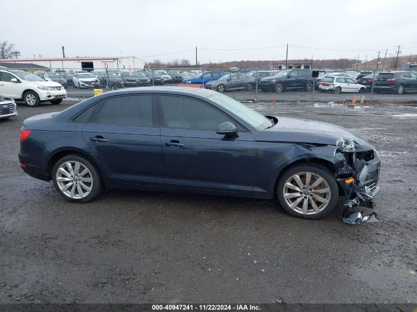 2017 Audi A4 2.0T Ultra Premium VIN: WAUGMAF46HA161832 Lot: 40947241