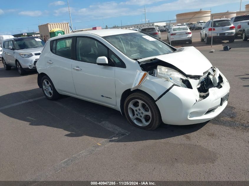 VIN 1N4AZ0CP6DC406118 2013 Nissan Leaf, SV no.1