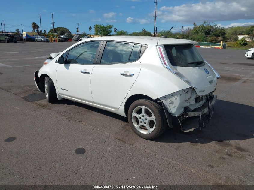 VIN 1N4AZ0CP6DC406118 2013 Nissan Leaf, SV no.3