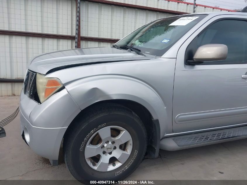 2006 Nissan Pathfinder Se VIN: 5N1AR18U56C682948 Lot: 40947314