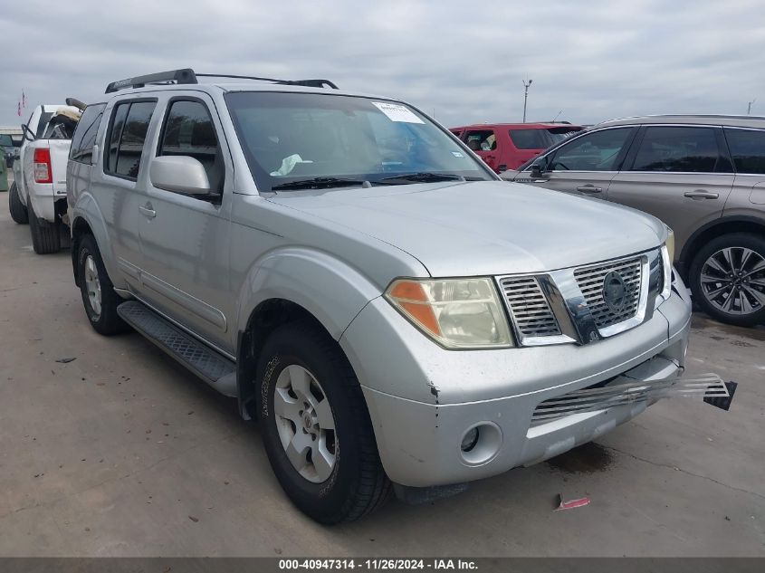 2006 Nissan Pathfinder Se VIN: 5N1AR18U56C682948 Lot: 40947314