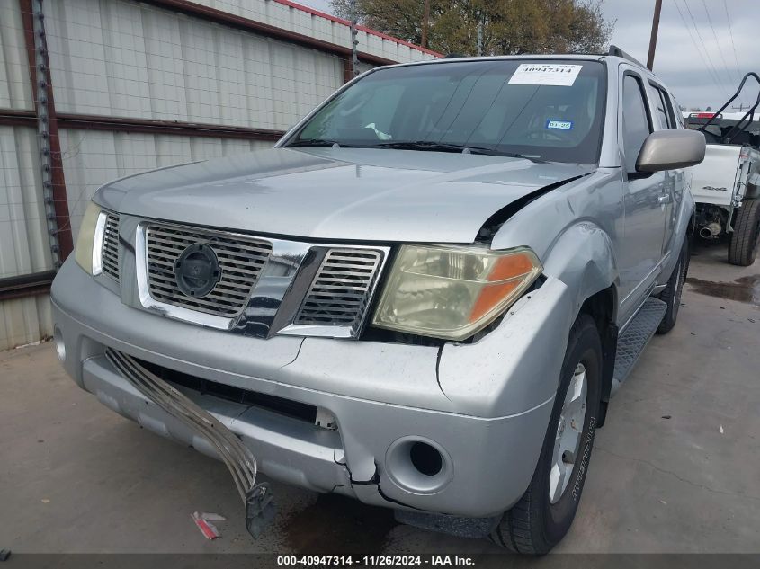 2006 Nissan Pathfinder Se VIN: 5N1AR18U56C682948 Lot: 40947314