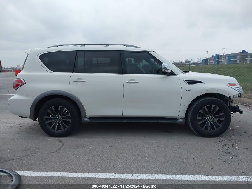 2017 Nissan Armada Platinum VIN: JN8AY2NF4H9304630 Lot: 40947322