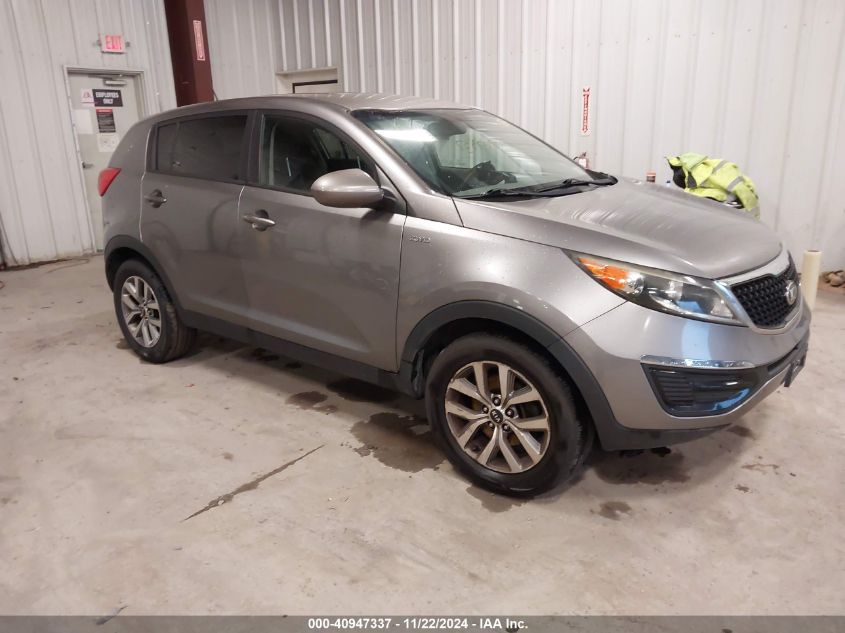 VIN KNDPBCAC6F7693689 2015 KIA Sportage, LX no.1