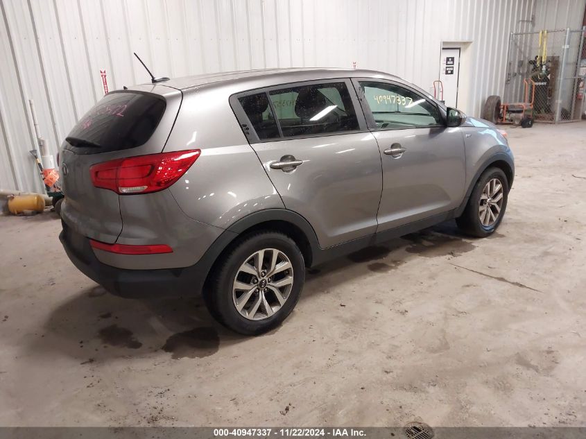 VIN KNDPBCAC6F7693689 2015 KIA Sportage, LX no.4