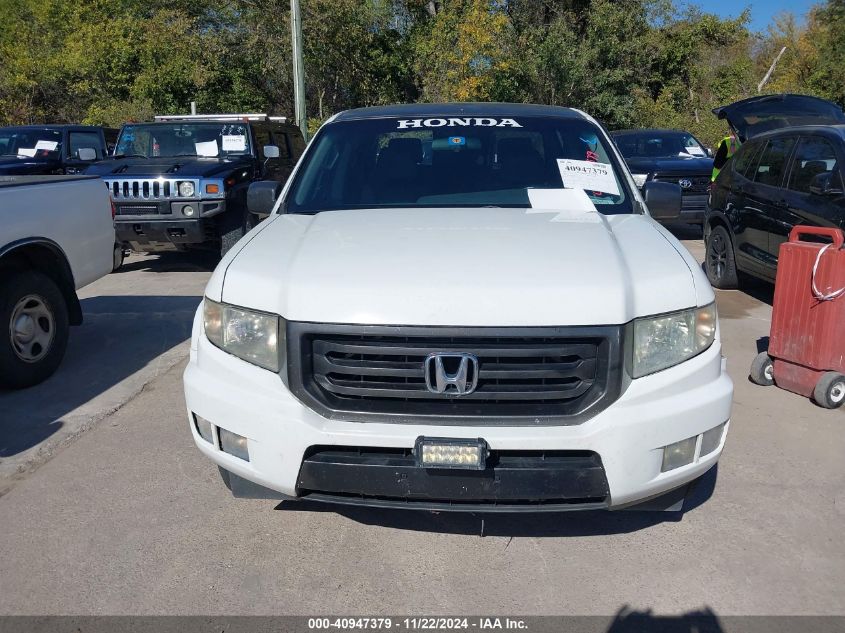 2012 Honda Ridgeline Rtl VIN: 5FPYK1F55CB452755 Lot: 40947379