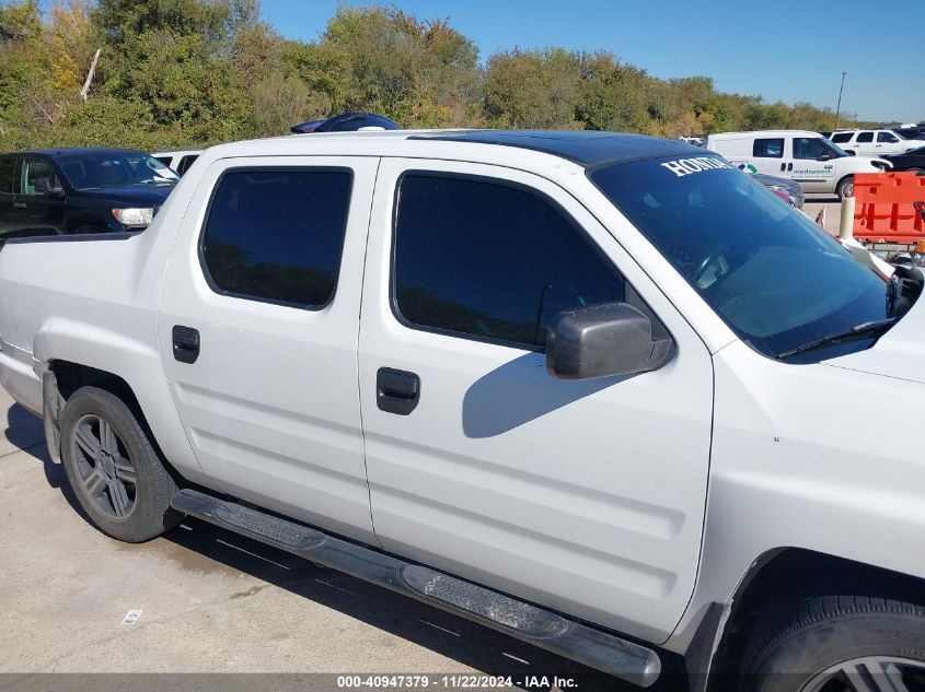 2012 Honda Ridgeline Rtl VIN: 5FPYK1F55CB452755 Lot: 40947379