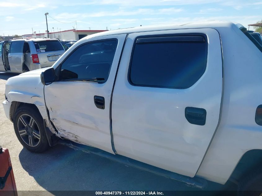 2012 Honda Ridgeline Rtl VIN: 5FPYK1F55CB452755 Lot: 40947379