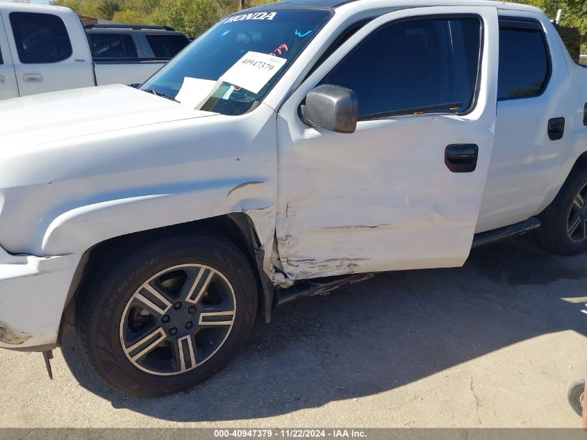 2012 Honda Ridgeline Rtl VIN: 5FPYK1F55CB452755 Lot: 40947379