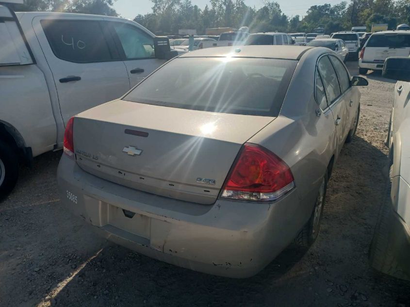 2008 Chevrolet Impala Ls VIN: 2G1WB58K489221974 Lot: 40947431