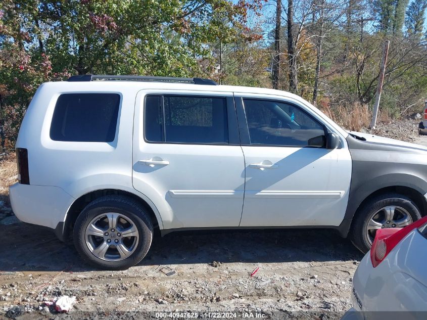 2013 Honda Pilot Ex-L VIN: 5FNYF3H69DB043660 Lot: 40947625