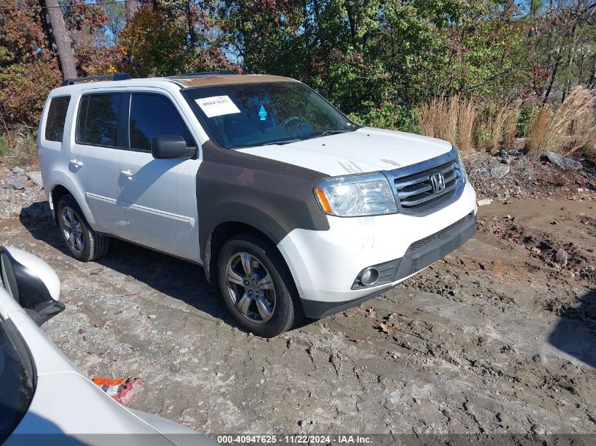 2013 Honda Pilot Ex-L VIN: 5FNYF3H69DB043660 Lot: 40947625