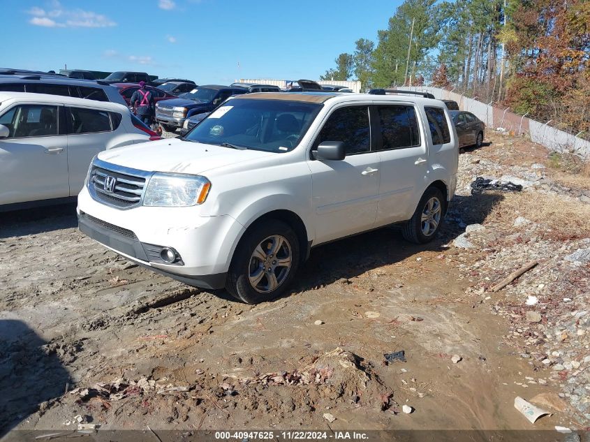 2013 Honda Pilot Ex-L VIN: 5FNYF3H69DB043660 Lot: 40947625