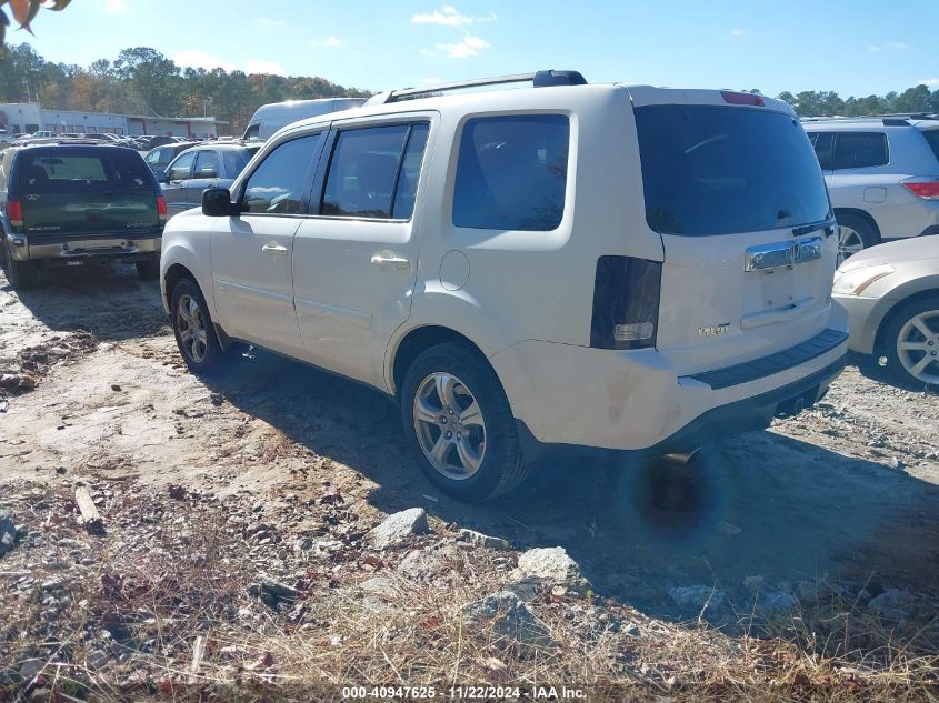 2013 Honda Pilot Ex-L VIN: 5FNYF3H69DB043660 Lot: 40947625