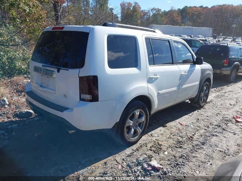 2013 Honda Pilot Ex-L VIN: 5FNYF3H69DB043660 Lot: 40947625