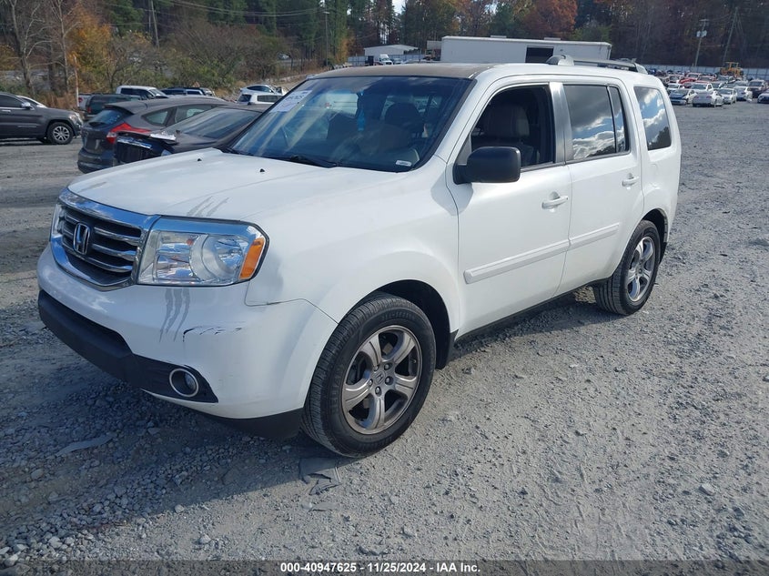 Vin: 5fnyf3h69db043660, lot: 41437421, honda pilot ex-l 20132