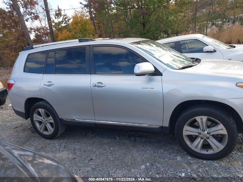 2013 Toyota Highlander Limited V6 VIN: 5TDYK3EH3DS137692 Lot: 40947678