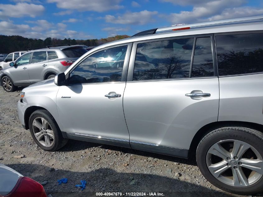 2013 Toyota Highlander Limited V6 VIN: 5TDYK3EH3DS137692 Lot: 40947678