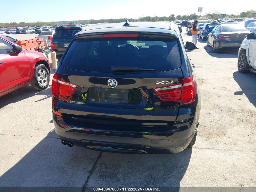 2017 BMW X3 Sdrive28I VIN: 5UXWZ7C58H0U47301 Lot: 40947680