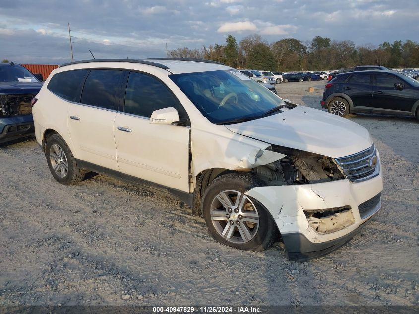 VIN 1GNKRHKD8FJ239741 2015 Chevrolet Traverse, 2LT no.1