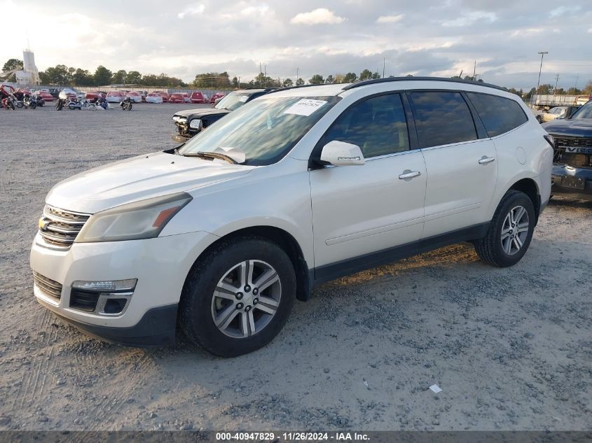 VIN 1GNKRHKD8FJ239741 2015 Chevrolet Traverse, 2LT no.2