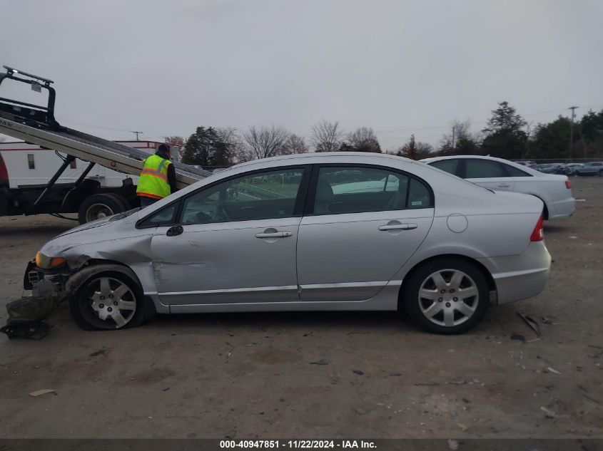 2007 Honda Civic Lx VIN: 1HGFA165X7L086377 Lot: 40947851