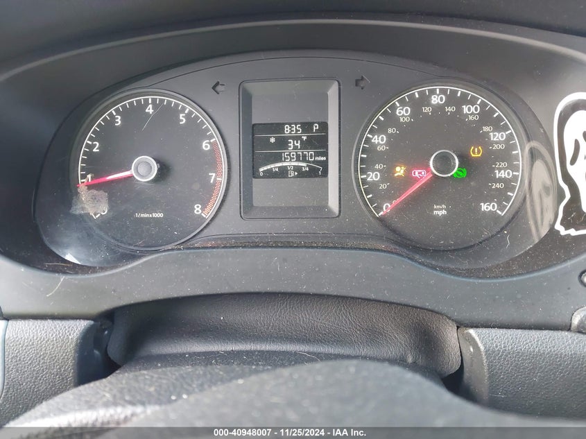 2011 VOLKSWAGEN JETTA VIN: 3VWDZ7AJ3BM375952