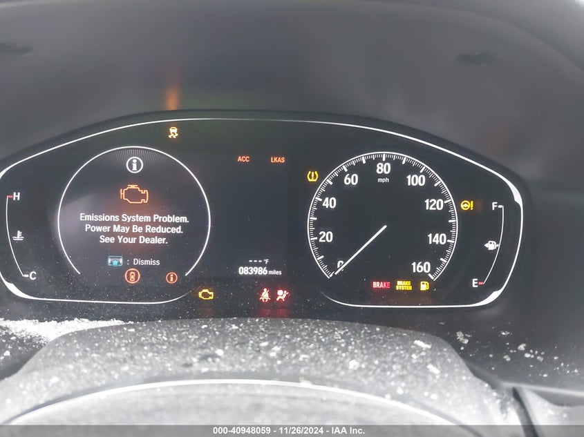 2020 HONDA ACCORD VIN: 1HGCV1F12LA049298