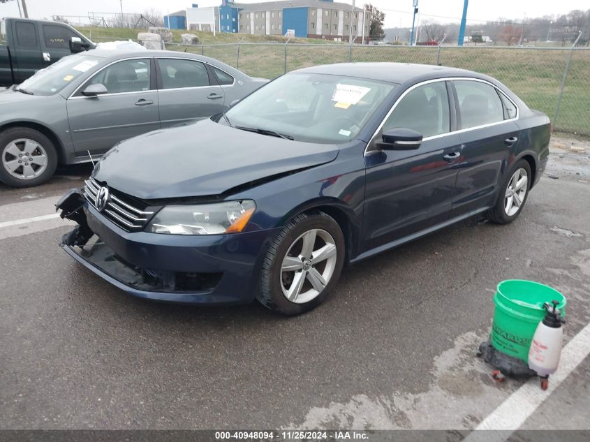 VIN 1VWBP7A38DC096290 2013 Volkswagen Passat, 2.5L Se no.2