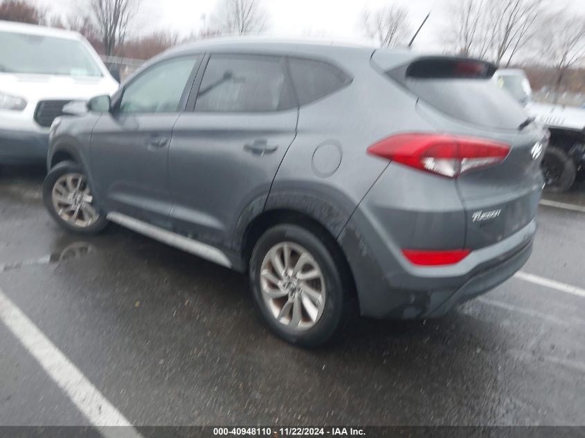 2017 Hyundai Tucson Se VIN: KM8J3CA40HU532511 Lot: 40948110