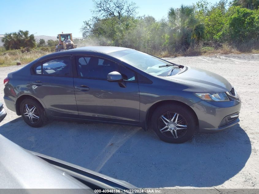 2013 Honda Civic Lx VIN: 2HGFB2F54DH573862 Lot: 40948186