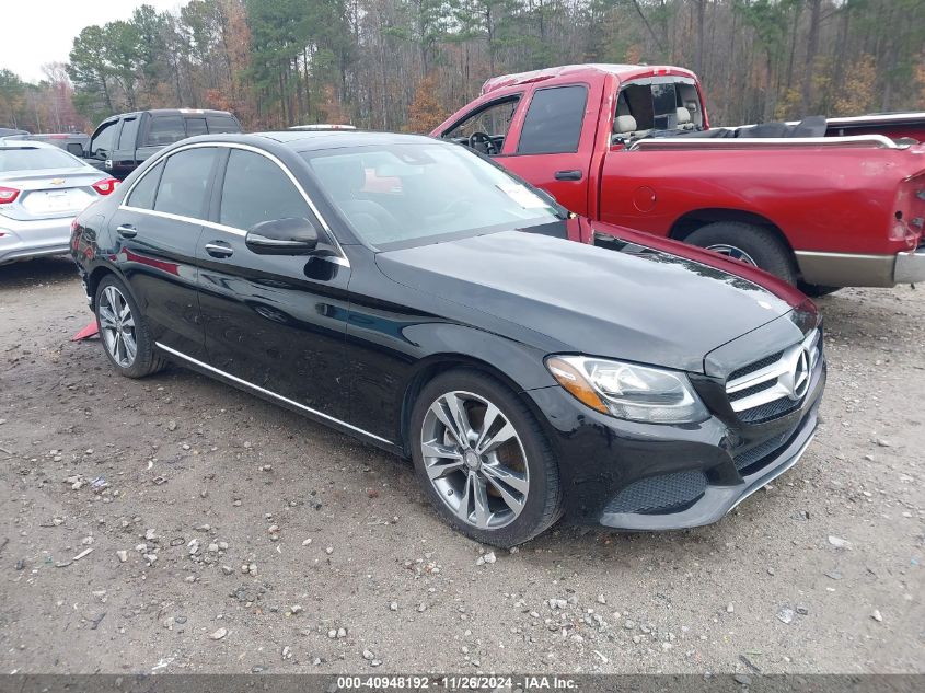 VIN WDDWF4JB3GR153841 2016 Mercedes-Benz C-Class, C... no.1