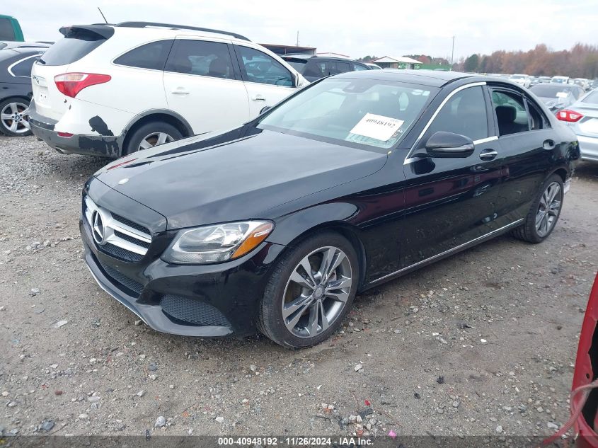 VIN WDDWF4JB3GR153841 2016 Mercedes-Benz C-Class, C... no.2