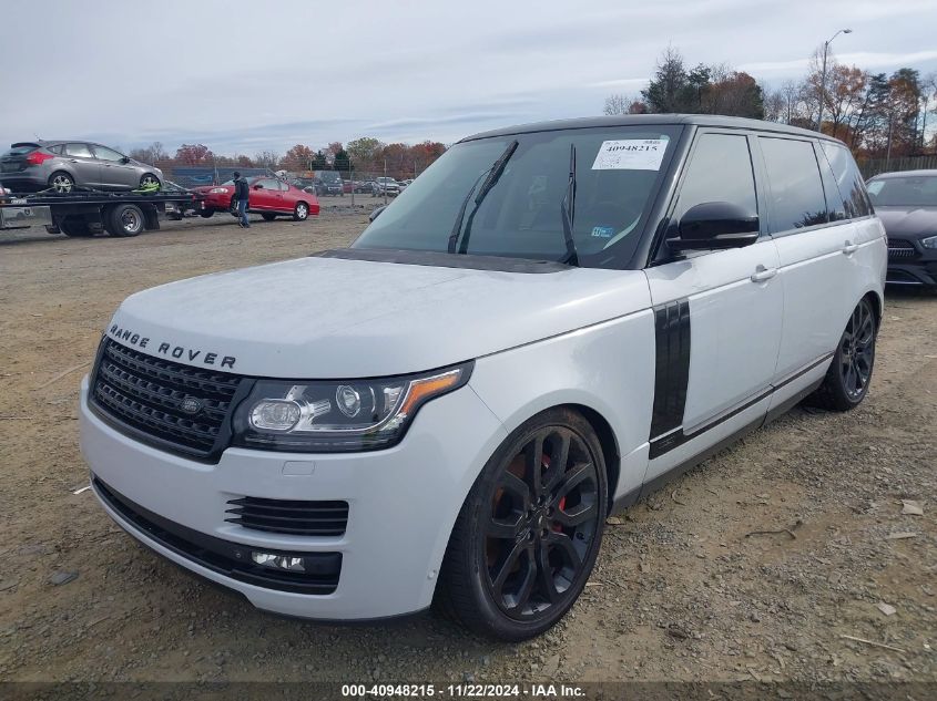 2015 Land Rover Range Rover 5.0L V8 Supercharged VIN: SALGS3TF9FA216631 Lot: 40948215